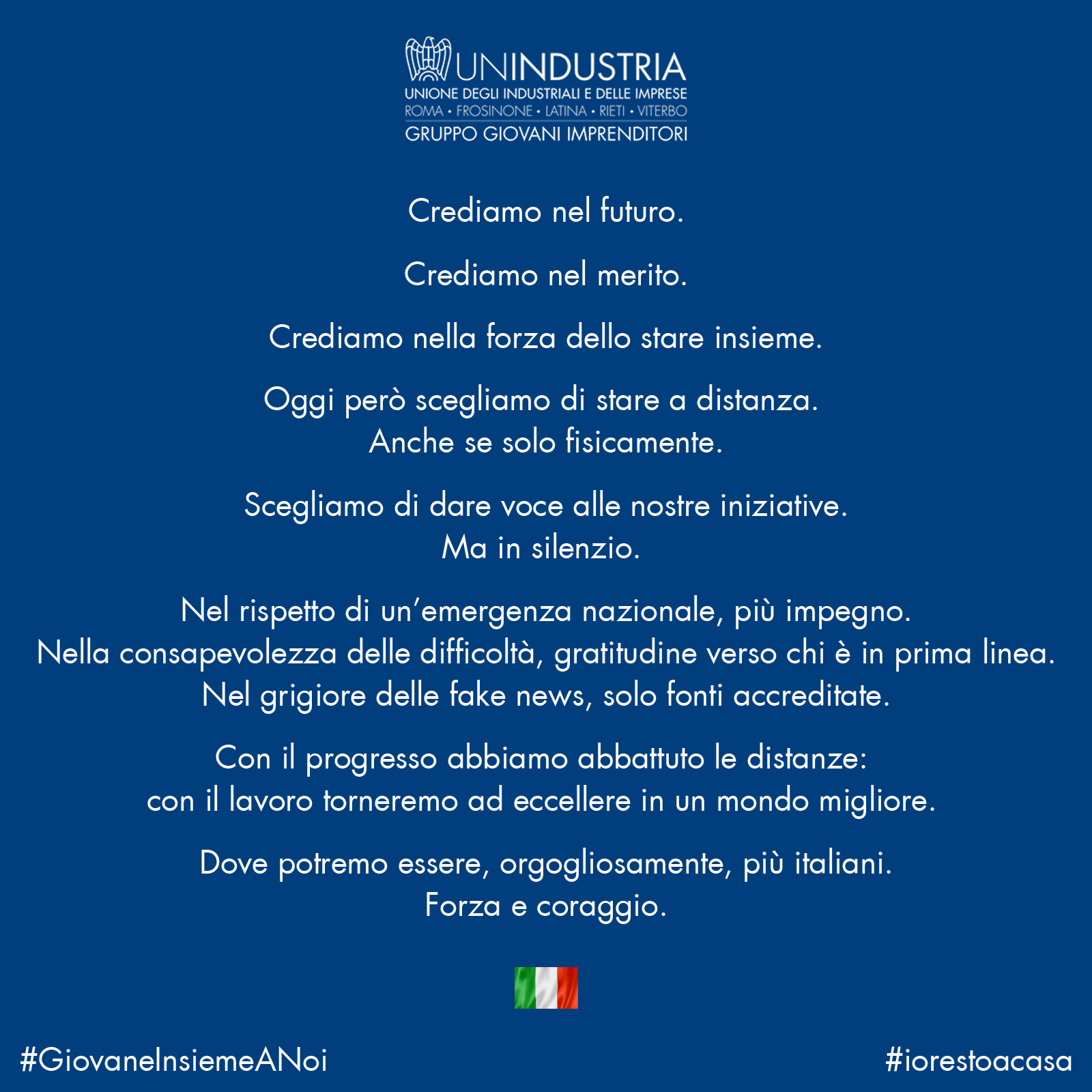 GGI Unindustria - #IoRestoACasa