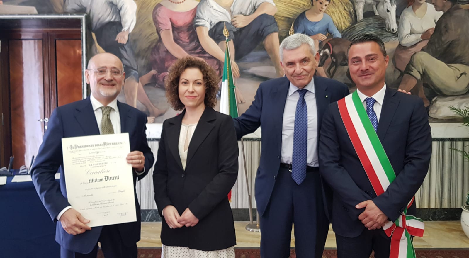Miriam Diurni Cavaliere Ordine al Merito della Repubblica Italiana