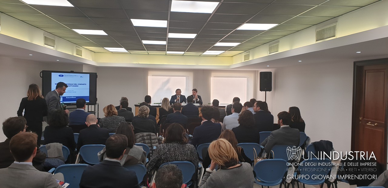 Giovani Imprenditori Unindustria in visita alla Special Products Line