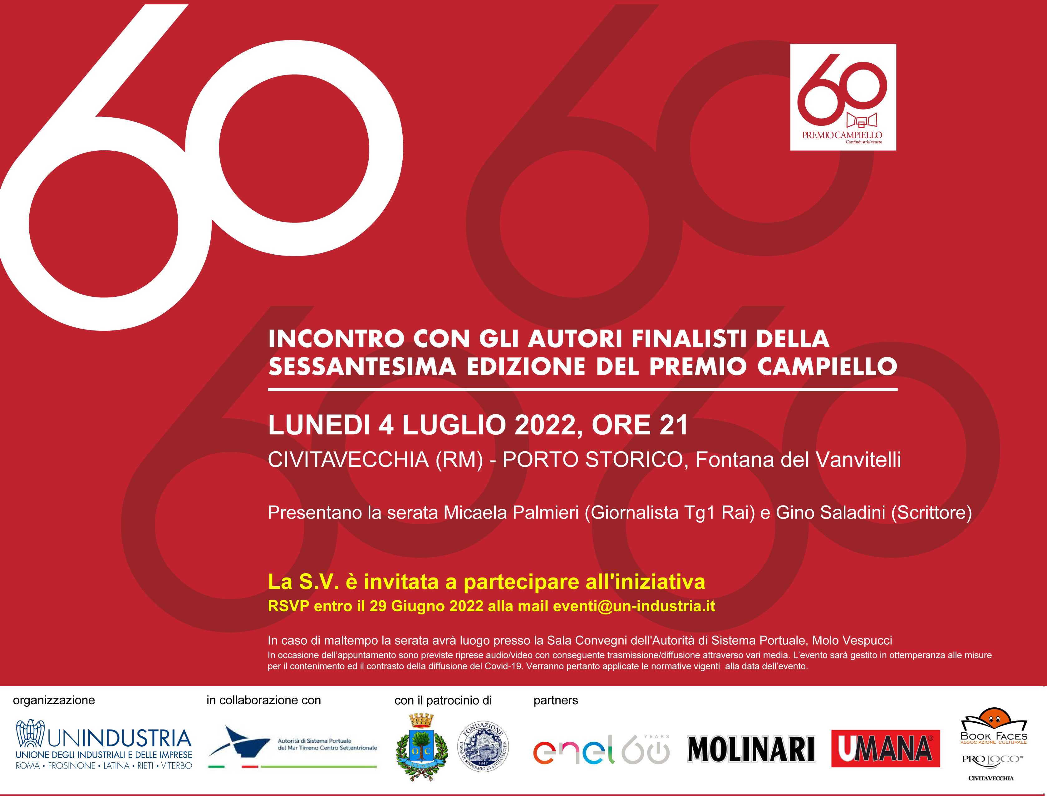 Unindustria incontra gli autori finalisti della 60ª edizione del Premio